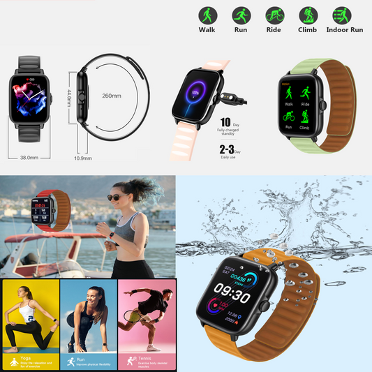 SmartPRO Smartwatch With Magnetic Belt And Activity Tracker