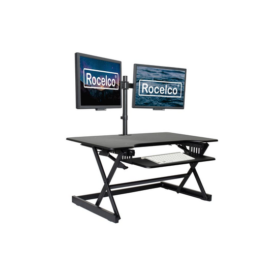 Rocelco 38" Large Height Adjustable Standing Desk