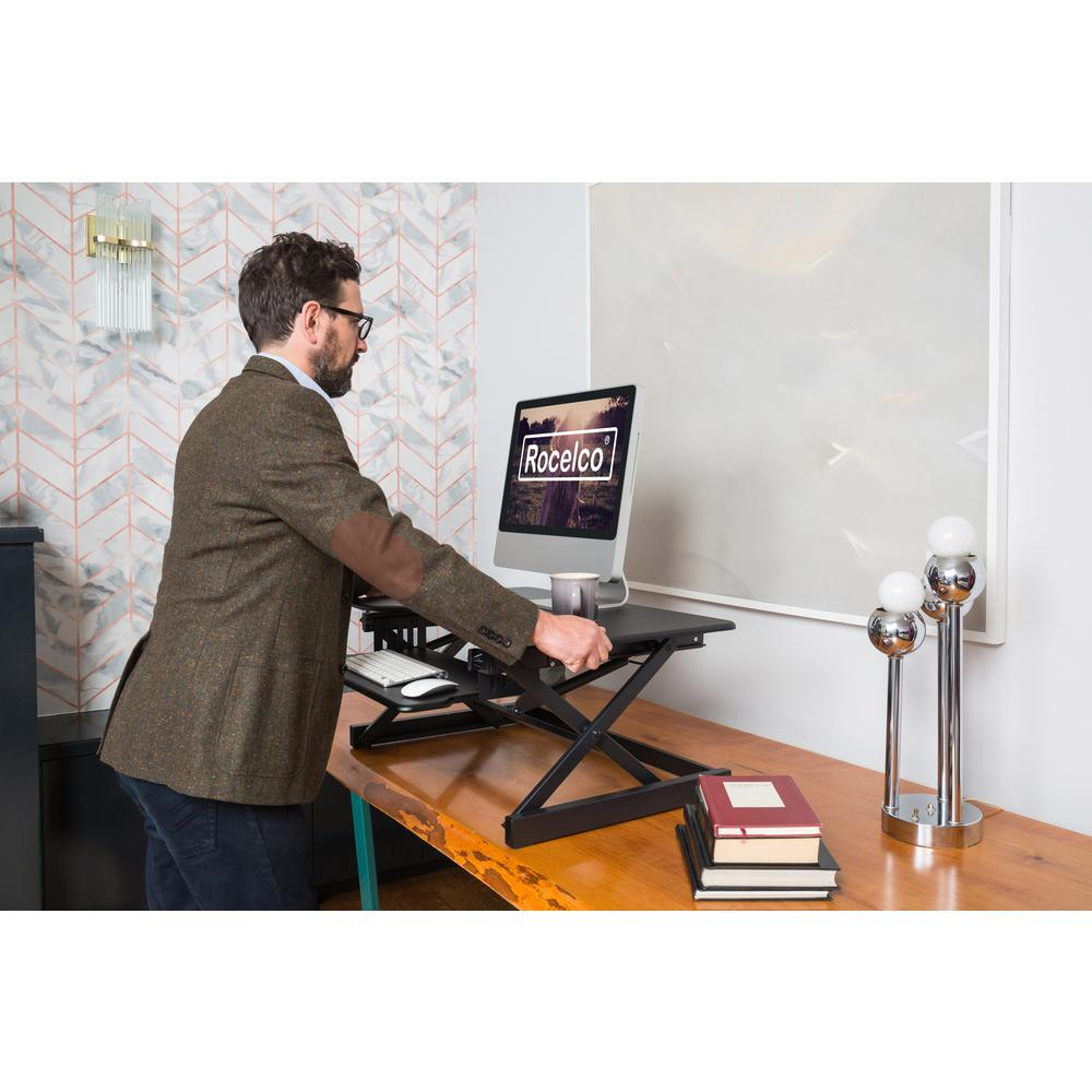 Rocelco 38" Large Height Adjustable Standing Desk