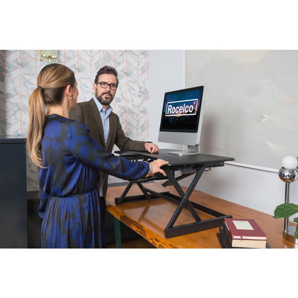 Rocelco 38" Large Height Adjustable Standing Desk