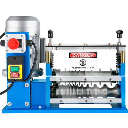 VEVOR Cable Wire Stripping Machine 0.06 inch -1.5 inch,Portable Powered Wire Stripper Machine 11 Channels 10 Blades,Automatic Wire Stripping Tool 75ft/minute,for Recycling Copper Wire