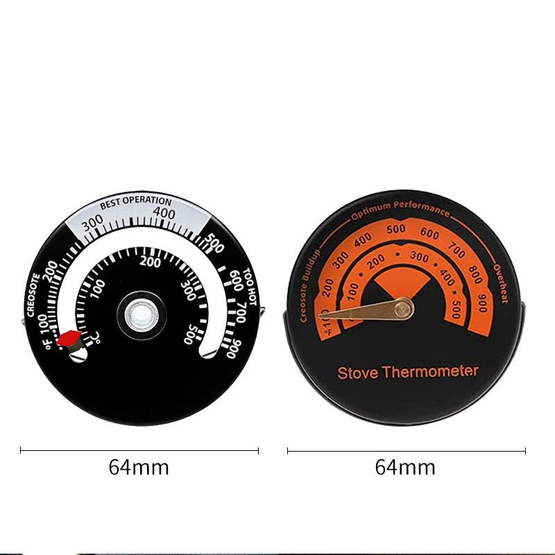 Thermal Power Fan Four Blade Wood Burning Stove Fan Ecological Fireplace Fan Wood Fireplace Thermal Fan/Fan Thermometer