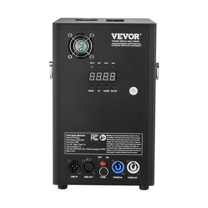 VEVOR Cold Spark Firework Machine 700W 6.6-16.4ft Stage DJ Wedding Event Party