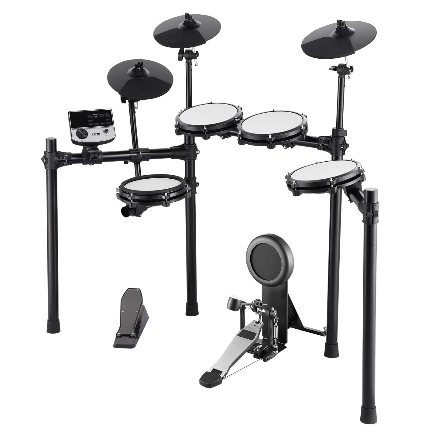 VEVOR Electric Drum Set Electronic Drum Kit 480 Sounds for Beginners & Adults