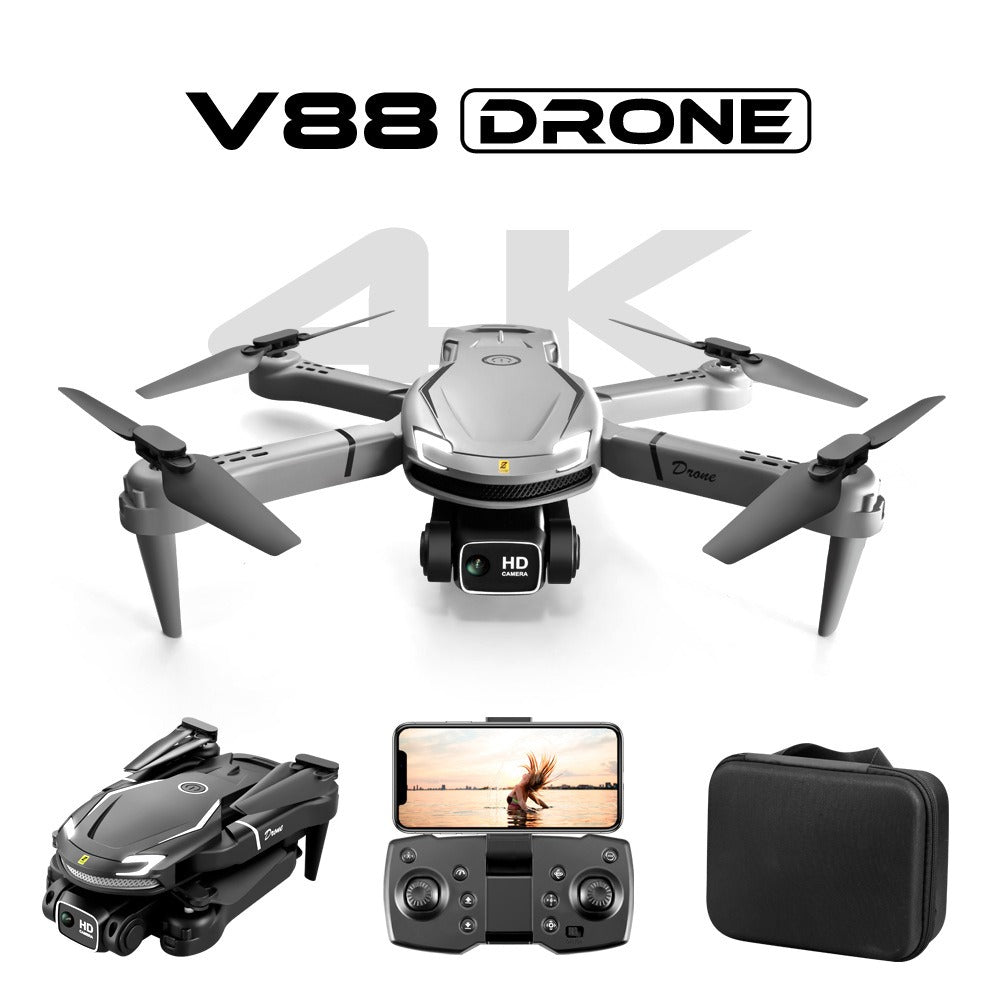 UAV V88  4K Dual Camera HD Aerial Photography Folding Aircraft Fixed Altitude Remote Control