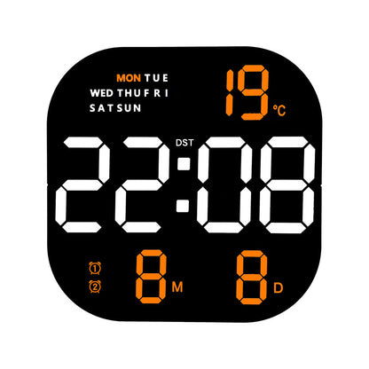 Clock Living Room Wall Clock Desktop Alarm Clock Simple LED Alarm Clock