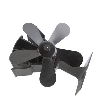 Thermal Power Fan Four Blade Wood Burning Stove Fan Ecological Fireplace Fan Wood Fireplace Thermal Fan/Fan Thermometer